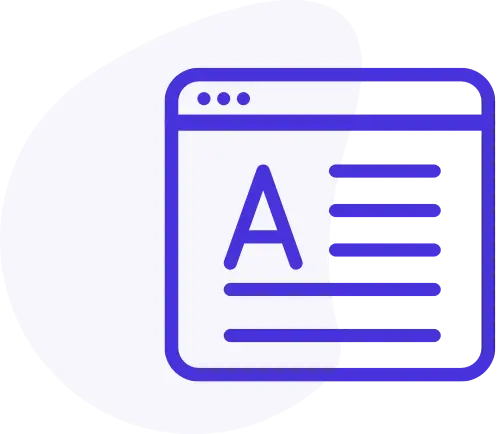 Icono de creación y gestión de contenidos estratégicos con Odoo
